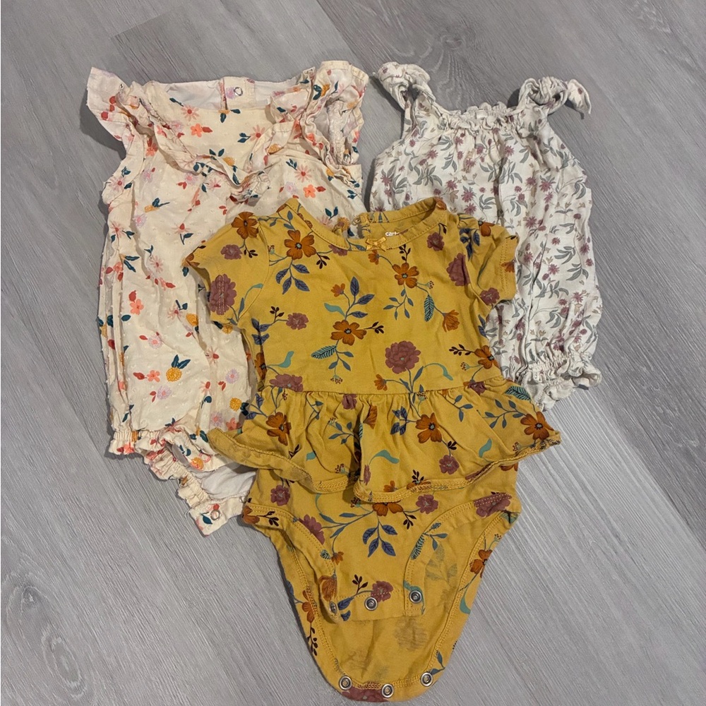Floral 3-6 Month Summer bundle